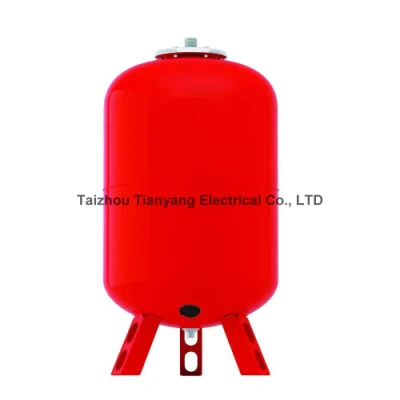 Vase d'expansion de chauffage à membrane remplaçable rouge de 200 litres avec connexion 1